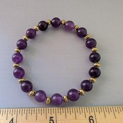 8mm Amethyst Bracelet