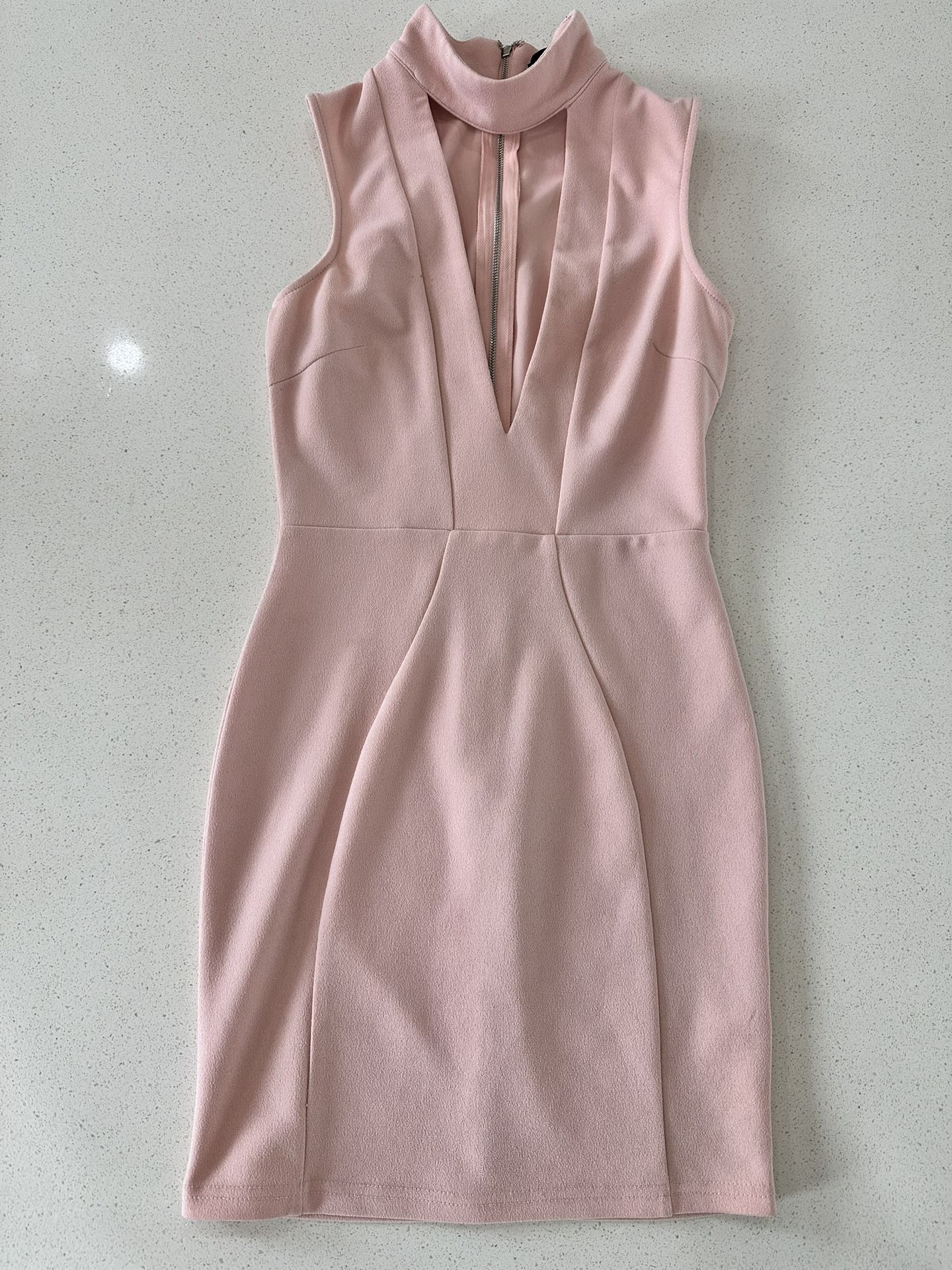 PINK COCKTAIL MINI DRESS