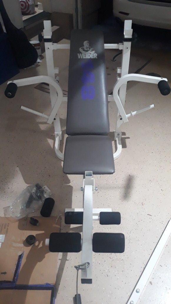 Weider 128 hot sale bench press