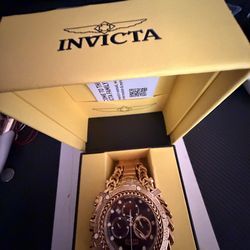 Invicta watch with diamonds