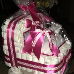 Carriolas Echas De Pañales Para Baby Shower 