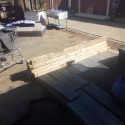 4x4x8-ft treated lumber