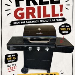Free Grill - No Shelf Inside 