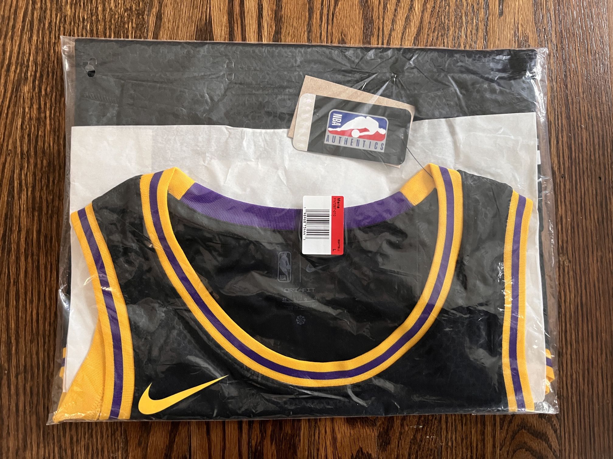 Nike Kobe Mamba Mentality LA Lakers City Edition Jersey/Couple of