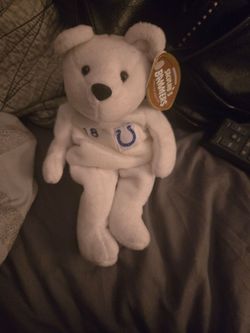 Peyton manning beanie baby