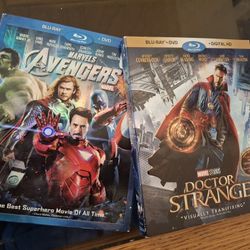 Doctor Strange & The Avengers Blu Ray movies