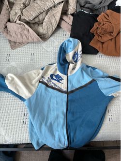 nike tech blue white color way
