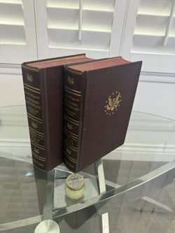 Vintage 1961 Funk & Wagnalls Standard Dictionary – 2 Volume Set (International Edition, Americana)