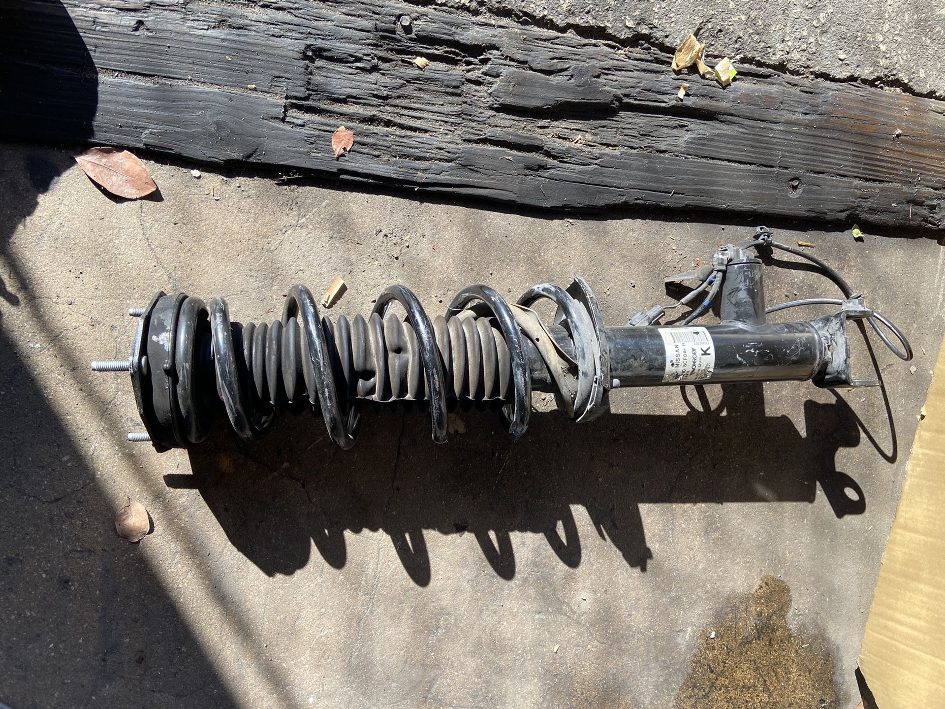 17-22 Infiniti Q50 Q60 Red Sport Rwd Rear Right Shock Absorber Adaptive Oem