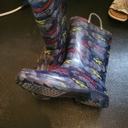Boys Light Up Rain Boots
