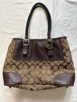 Coach Signature Canvas Tote Bag