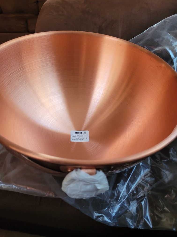 Mauviel copper mixing bowl