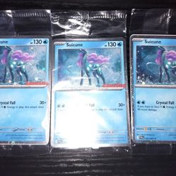 Suicune - Phantasmal Flames 026/094 Sealed Gamestop Promo Pokemon Cosmos Holo (All 3)