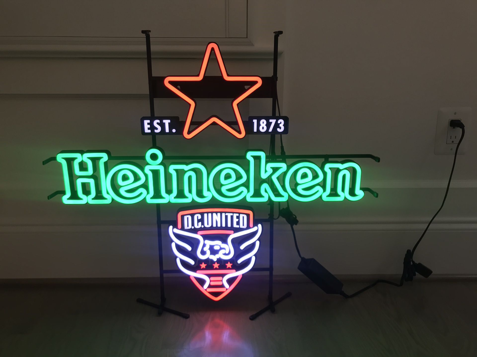 DC United Heineken LED Neon Bar Sign