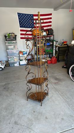 Four tier decorative stand