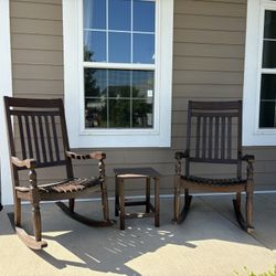 Rocking Chair Set With Table
