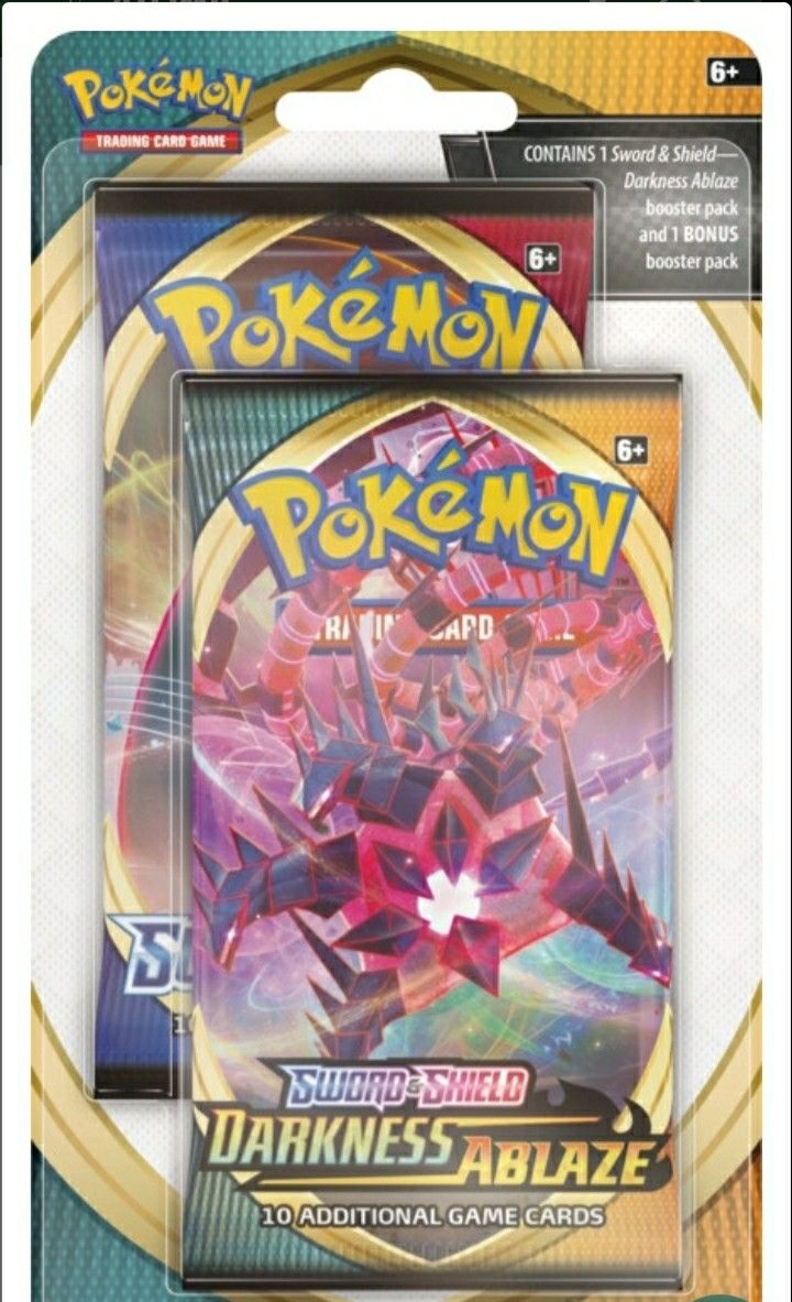 Pokemon Darkness ablaze 2 packs( 1 random pack could be rare)