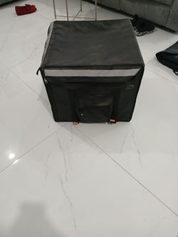 Large insulated delivery box bag