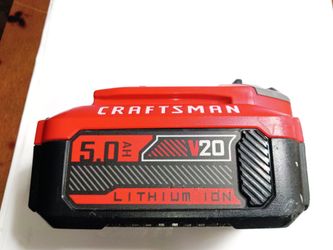 Craftsman  V20  5.0AH.   Lithium ion