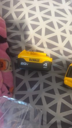 DeWalt battery 4ah