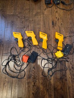 Vingate Four (4) Aurora AFX slot car hand controllers & Power Pack, Untested