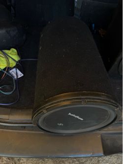 Rockford Fosgate 12 inch subwoofer bazooka