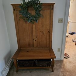 Solid Wood Entrance/ Mudroom Bench