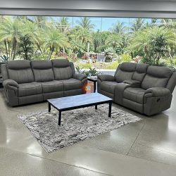 Sofa Loveseat Recliner Set of 2pc