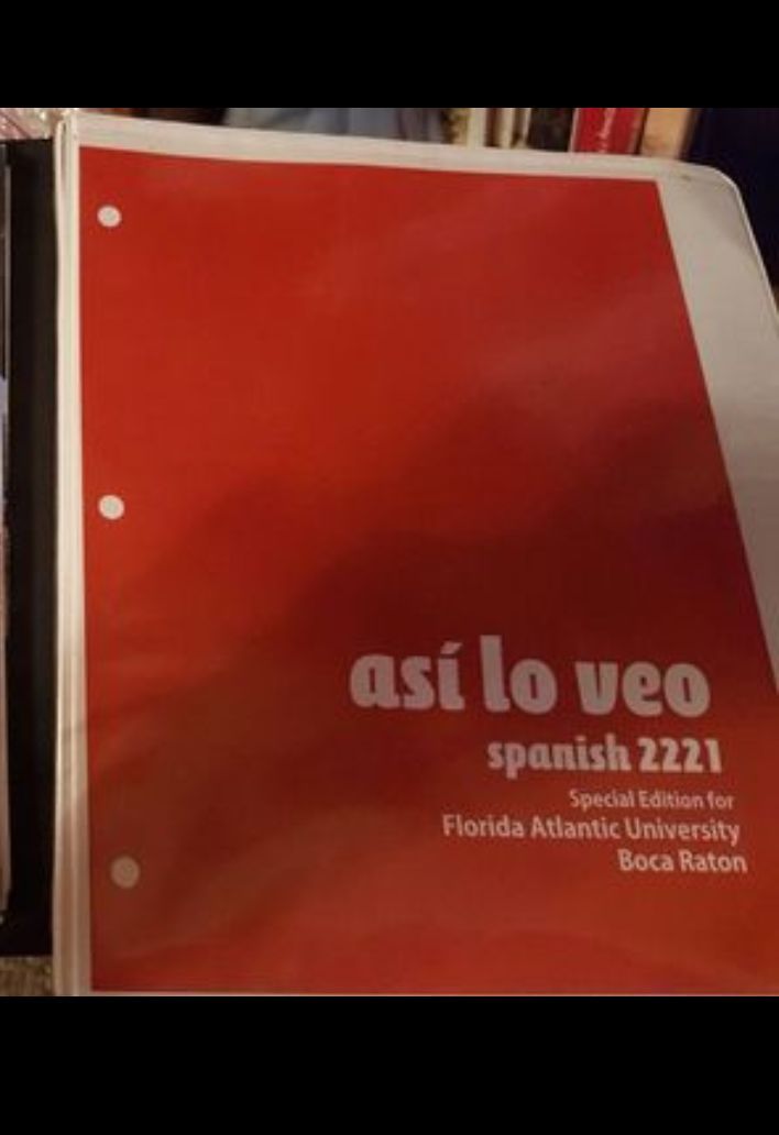 Spanish textbook FAU