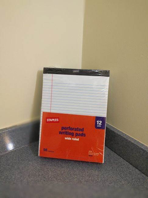 Staples Perforated Notepad