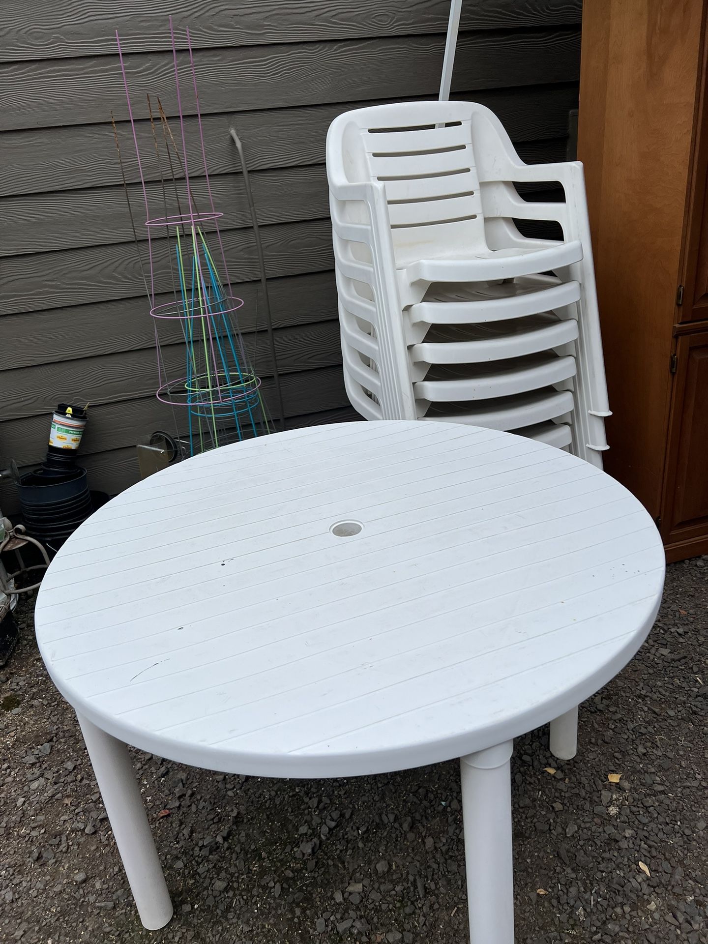 Table and Chairs - Plastic