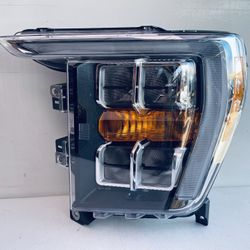 2021-2023 FORD F-150 LEFT DRIVER SIDE HEADLIGHT LED OEM W/O PROJECTOR