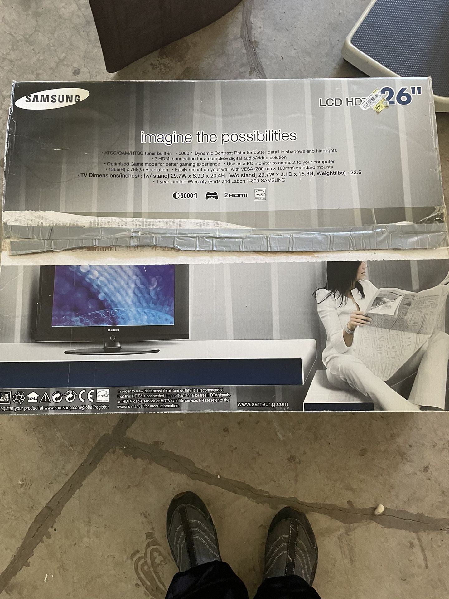 SAMSUNG LCD HDTV 26” TV