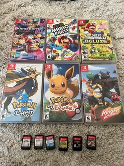nintendo switch games!