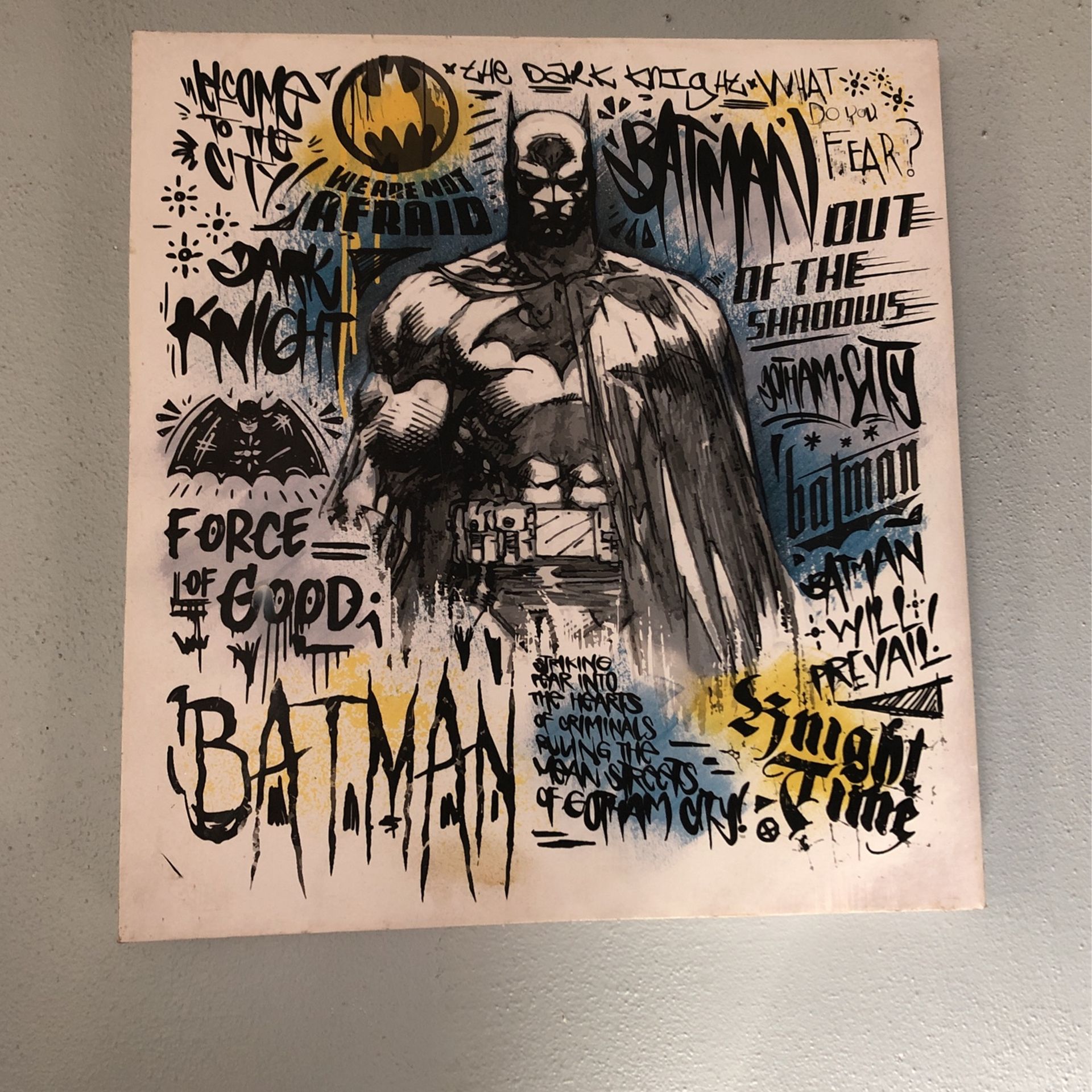 Batman DC Comics Canvas Artwork Open Road