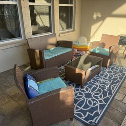 Patio Set Including Rug