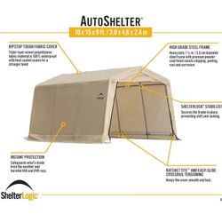 ShelterLogic 10' x 15' x 8'  Instant Canopy  
