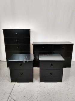 Black Bedroom Dresser Set!