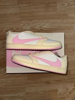 Jordan 1 Low OG SP Travis Scott Shy Pink