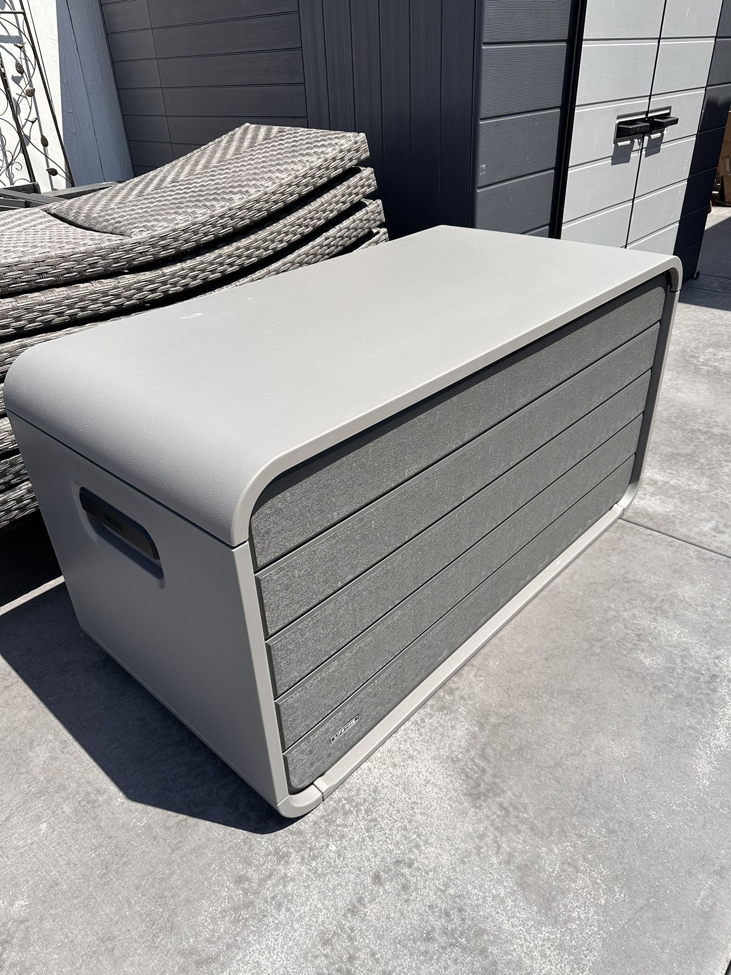 New Lifetime Deck Storage Box From Costco