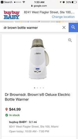 Dr Brown Bottle Warmer