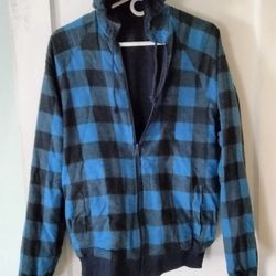 Reversible Hooded Zip-Up Jacket 