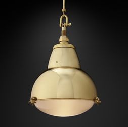 Brand New, Never Restoration Hardware Chandelier 1950s Paris Street Lamp Pendant!