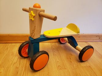 B. toys Wooden Ride-On Toddler Bike