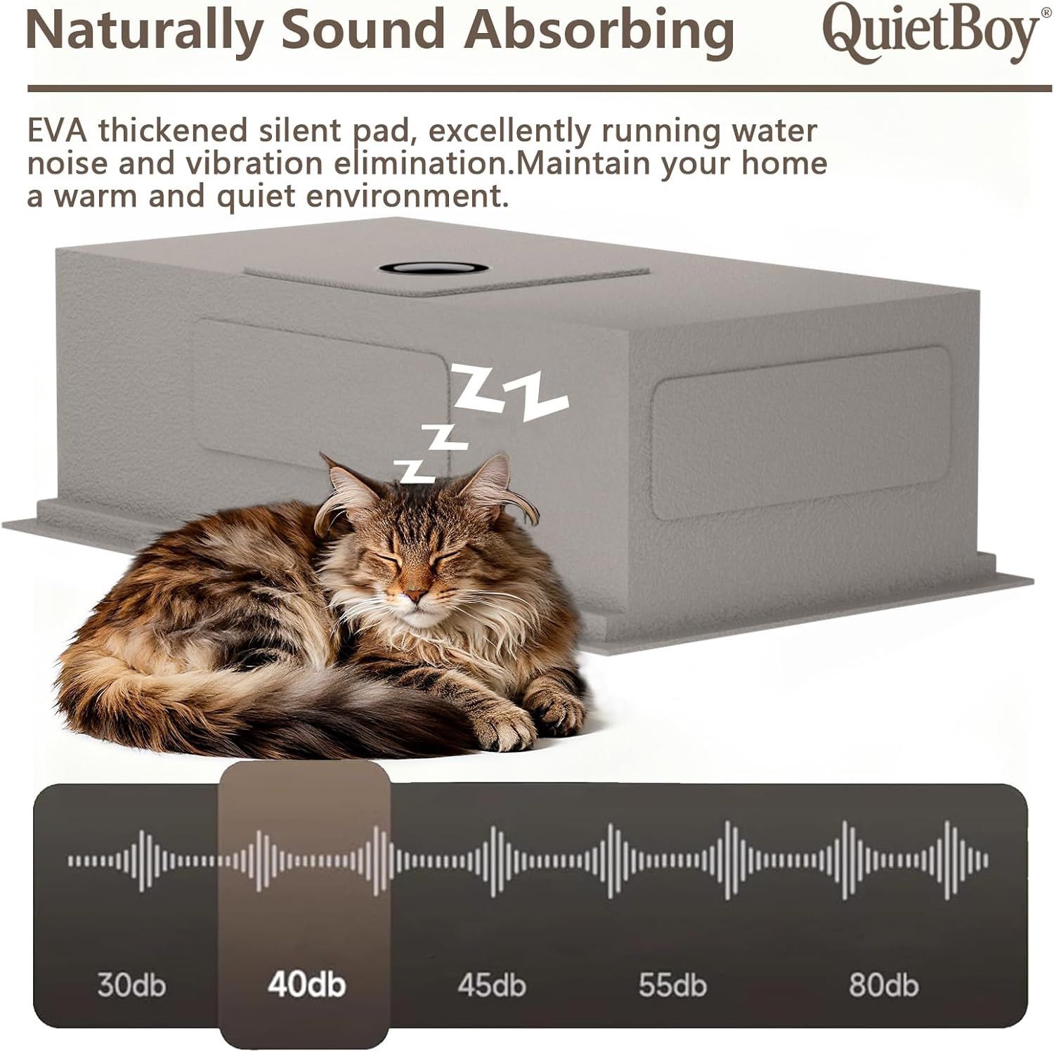 Brand new in box Stainless Steel Kitchen Sink with Faucet: 30 Inch Undermount Single Bowl Farmhouse Workstation Sink Noise Reducing Design & Accesso