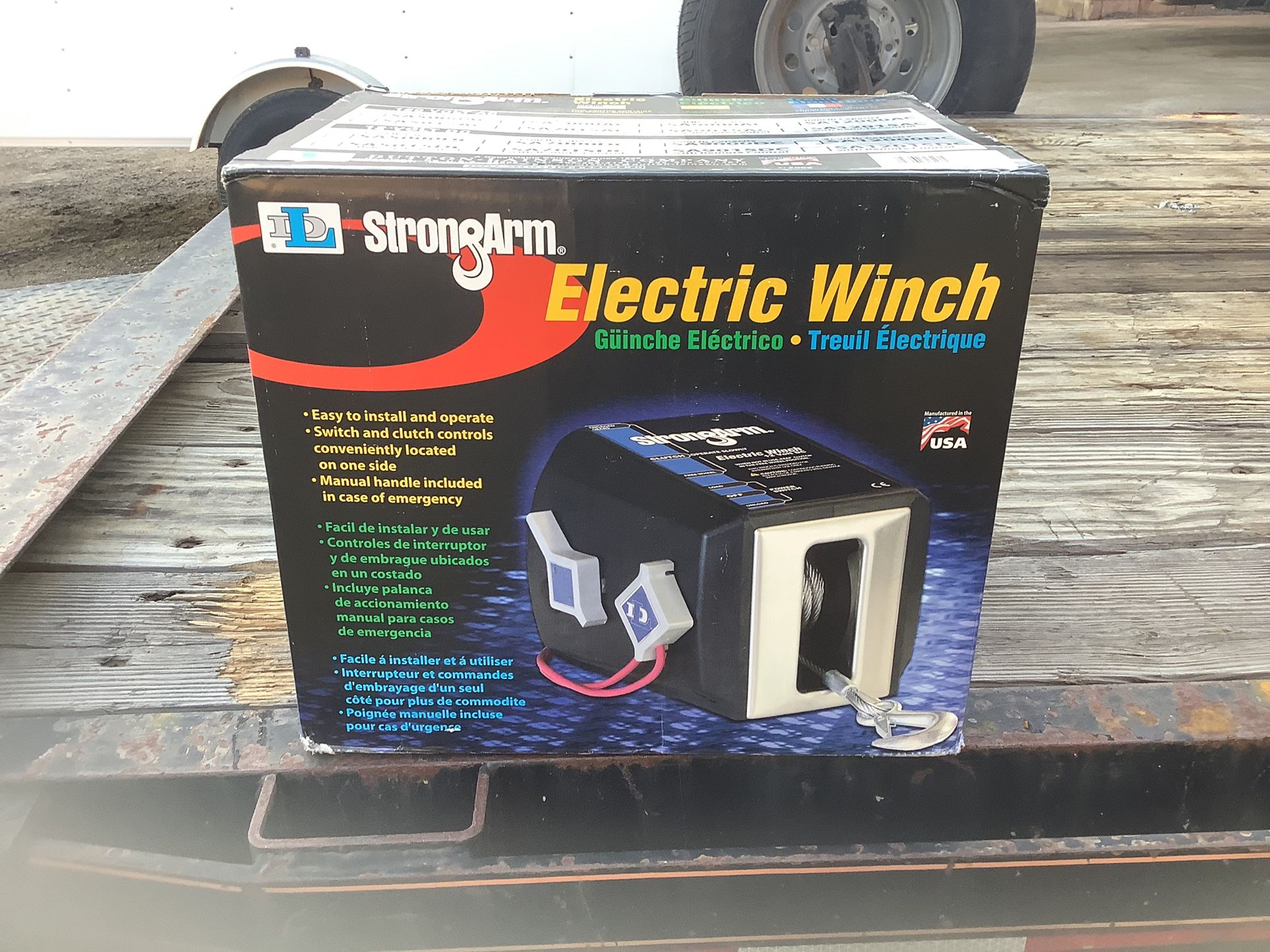 Winch for sale. New still in the box. $300 or best offer