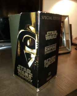 Star Wars Trilogy Box Set Moviesuu Special Gold Edition Vintage VHS Movie