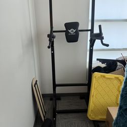 Power Tower Pull Up Bar Station, 450LBS Stable Pull Up Dip Station for Home Gym Strength Training