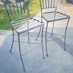 Cast Iron Tall Chairs