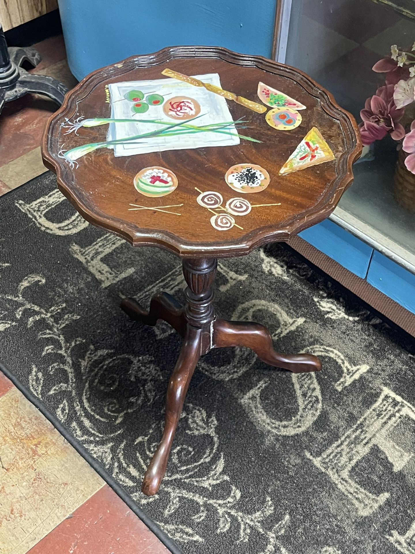 Small Ornate Decorated Stand